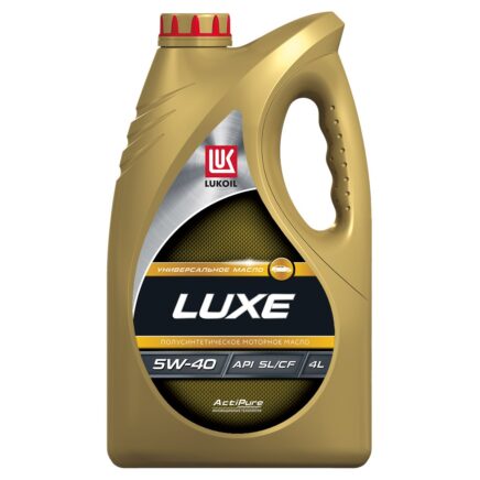 Масло моторное LUKOIL LUXE 5W-40 полусинтетическое 4 л 19190