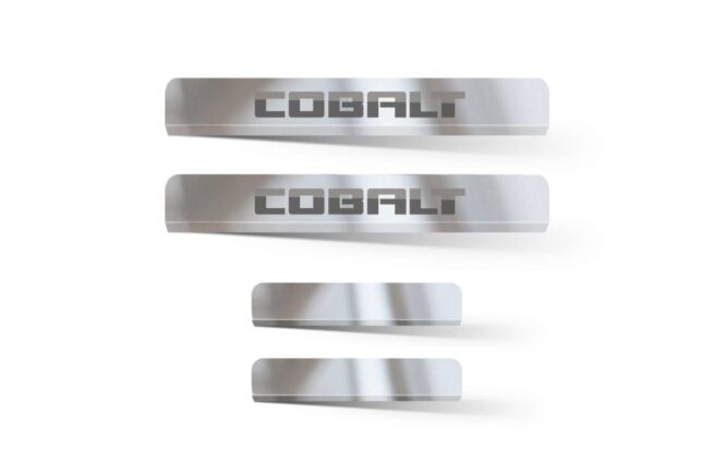 Накладки в проем дверей (4 шт) (НПС) CHEVROLET Cobalt 2019-