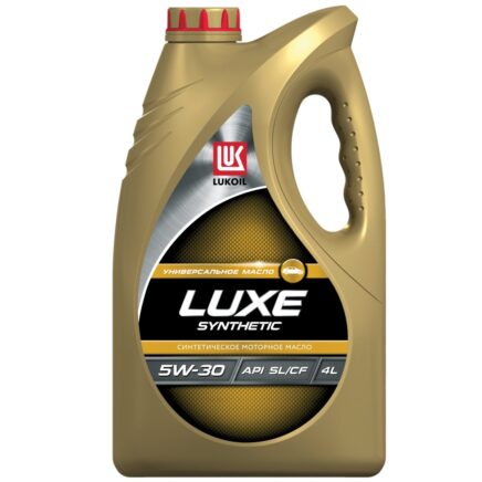 Масло моторное LUKOIL LUXE SYNTHETIC 5W-30 синтетическое 4 л 196256