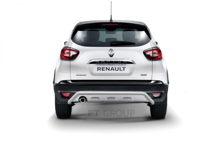 Защита заднего бампера Ø51мм "Волна" (НПС) RENAULT Kaptur 2016-