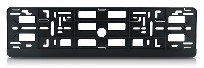 Рамка номерного знака-панель черная, без печати в упаковке TM Nord YADA