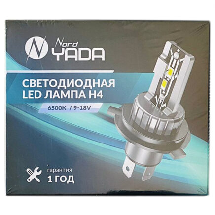 Светодиодная лампа головного света Н4 9-18V 6500 4500lm*2 40W E4 TM Nord YADA