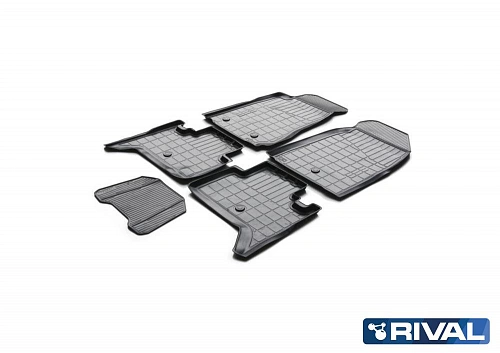 Коврики салона Шевроле Трейлблейзер 2012-2016 полиуретановые, Ривал