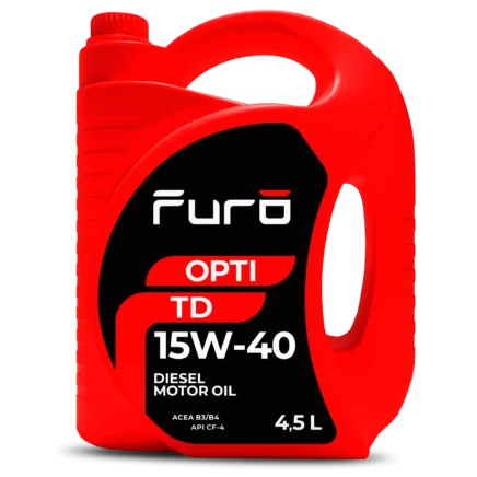 Моторное масло Furo OPTI TD 15W-40 Минеральное 4,5 л. 15W40FR024