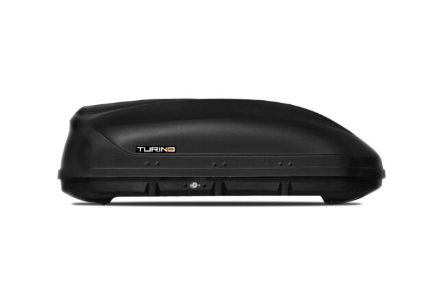 Бокс-багажник на крышу Аэродинамический "Turino Compact" 360л Черный