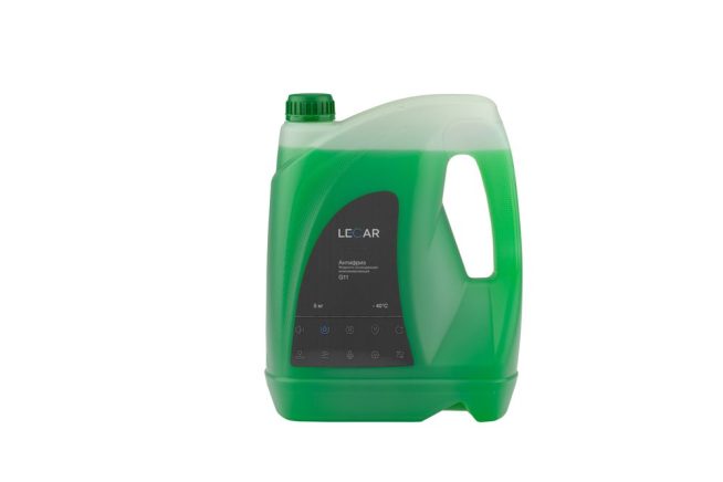 Антифриз  G11 (зеленый), 5 кг, канистра LECAR