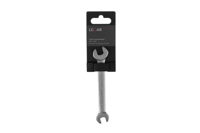 Ключ рожковый 9х11 мм (углеродистая сталь) LECAR
