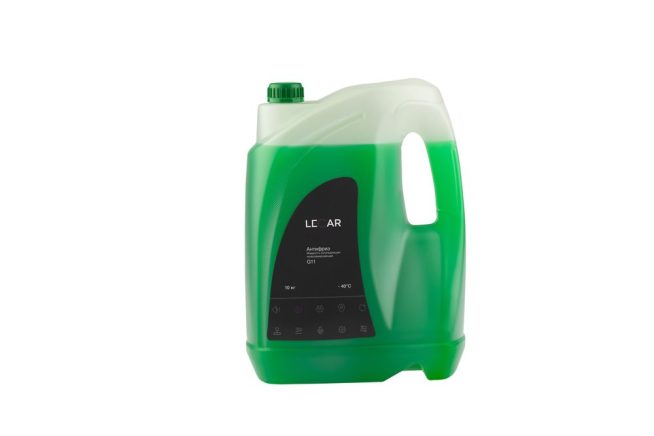 Антифриз  G11 (зеленый), 10 кг, канистра LECAR