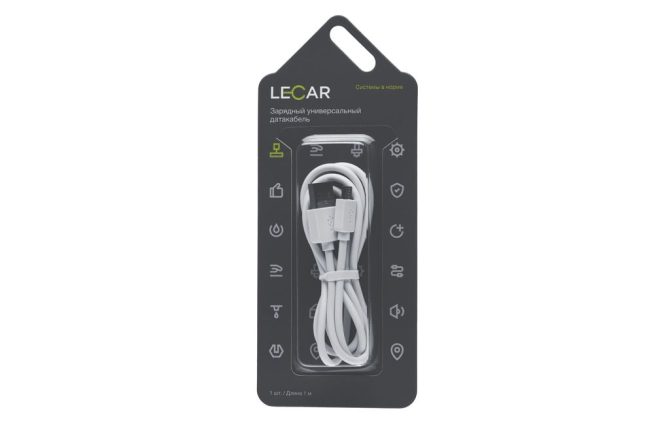 Зарядный универсальный датакабель micro USB LECAR