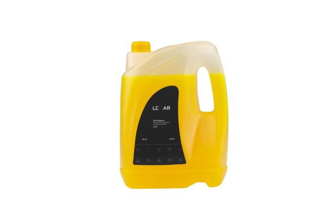Антифриз  G12 (желтый), 10 кг, канистра LECAR