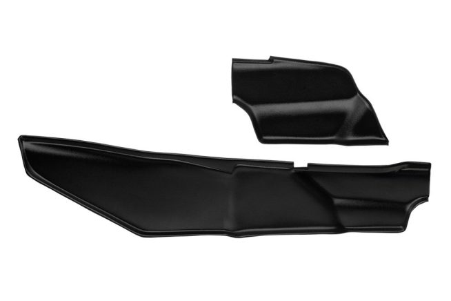 Комплект тоннельных накладок на ковролин LADA Vesta / SW / SW Cross (ABS-пластик, 2 шт) LECAR
